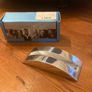 Nambe Karim Rashid Moon Business Card Holder